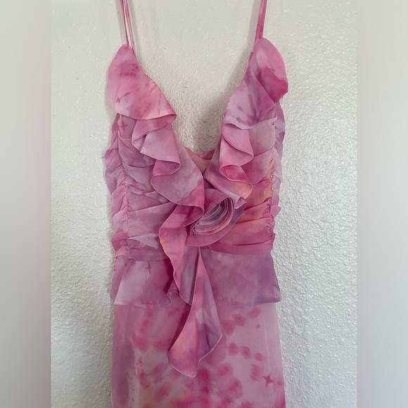 Tatum Midi Dress in Pink Tie Dye Tularosa by Revolve XL - Picture 4 of 8